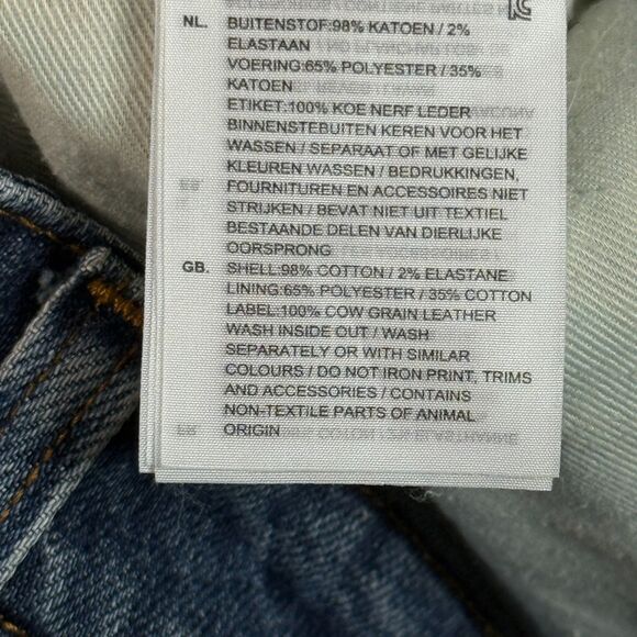 G Star Jeans Mens 38x34 Blue 5620 3D Tapered Medium Wash Stretch Slim Fit Denim - Picture 8 of 16